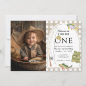 Uitnodiging voor verjaardagsfeestje van kleine vis (Voorkant)