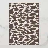 Uitnodiging voor verjaardagsfeestje voor Disco cow (Achterkant)