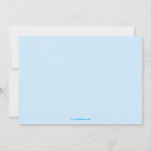 Uitnodiging voor verjaardagsfeestje voor jongens (Achterkant)