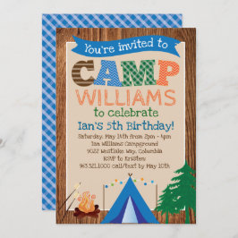 Uitnodiging voor verjaardagsfeestje voor jongens o