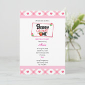 Uitnodiging voor verjaardagsfeestje voor kinderen  (Staand voorkant)