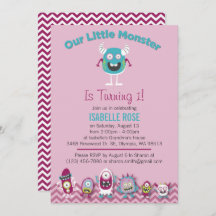 Uitnodiging voor verjaardagsfeestje voor kleine mo