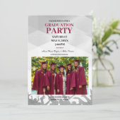 Uitnodiging voor verjaardagsfeestje voor meerdere  (Staand voorkant)