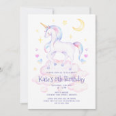 Uitnodiging voor verjaardagsfeestje voor meisje me (Voorkant)