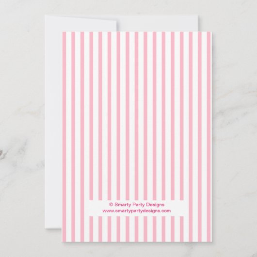 Uitnodiging voor verjaardagsfeestje voor Paris Gir (Achterkant)