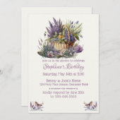 Uitnodiging voor verjaardagsfeestje voor vrouwen (Voorkant / Achterkant)