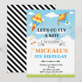 Uitnodiging voor verjaardagsfeestjes (Voorkant / Achterkant)