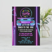 Uitnodiging voor verjaardagsfeestjes Uitnodiging (Staand voorkant)