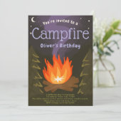 Uitnodiging voor verjaardagsfeestjes voor kinderen (Staand voorkant)