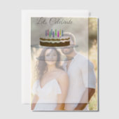 Uitnodiging voor verjaardagstaart (Offset (Koppel))