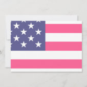 Uitnodiging voor verjaardagsthema voor Amerikaanse (Achterkant)