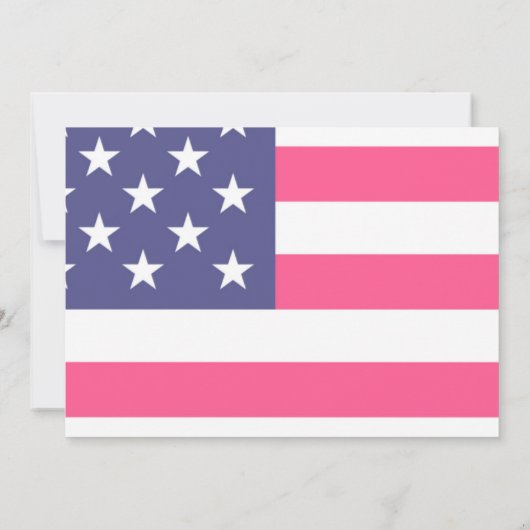 Uitnodiging voor verjaardagsthema voor Amerikaanse (Achterkant)