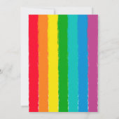 Uitnodiging voor verjaardagsuitnodiging voor schil (Achterkant)