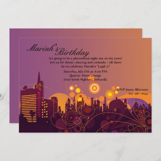 Uitnodiging voor verlichting (Voorkant / Achterkant)