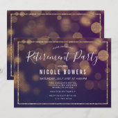 Uitnodiging voor verlichting van de aftredingspart (Voorkant / Achterkant)