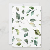 Uitnodiging voor verloving. (Achterkant)