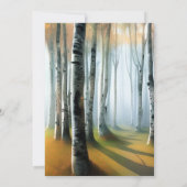 Uitnodiging voor verlovingsceremonie voor Berkenbo (Achterkant)