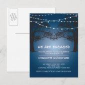 Uitnodiging voor verlovingsfeest nachtelijke strij (Voorkant / Achterkant)