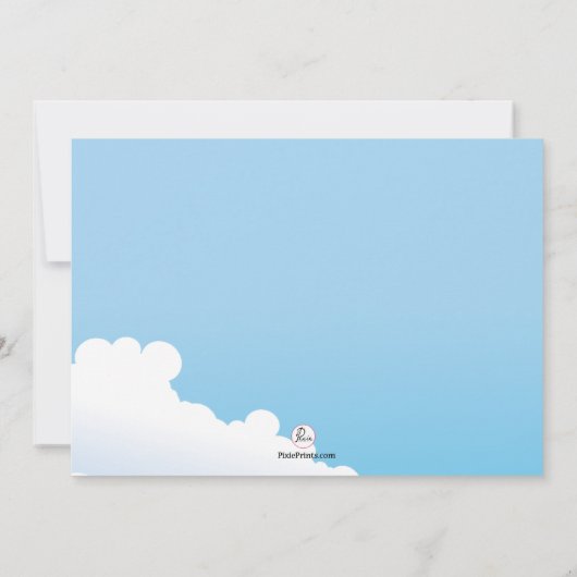 Uitnodiging voor verlovingsgroep voor vliegtuigban (Achterkant)