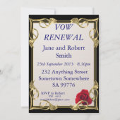 Uitnodiging voor vernieuwing gelofte (Achterkant)