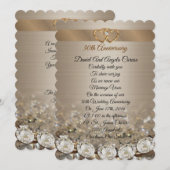 Uitnodiging voor vernieuwing van de huwelijksgelof (Voorkant / Achterkant)