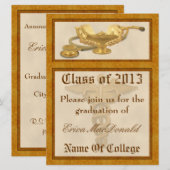 Uitnodiging voor verpleegkundig Afstuderen (Voorkant / Achterkant)