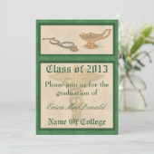 Uitnodiging voor verpleegkundig Afstuderen (Staand voorkant)