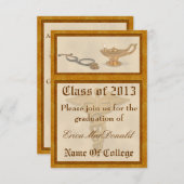 Uitnodiging voor verpleegkundig Afstuderen (Voorkant / Achterkant)