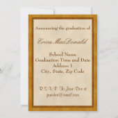 Uitnodiging voor verpleegkundig Afstuderen (Achterkant)