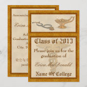 Uitnodiging voor verpleegkundig Afstuderen (Voorkant / Achterkant)