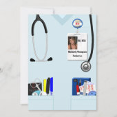 Uitnodiging voor verpleegkundig Afstuderen (Voorkant)