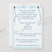 Uitnodiging voor verpleegkundig Afstuderen (Achterkant)