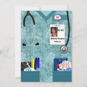 Uitnodiging voor verpleegkundig Afstuderen (Voorkant)