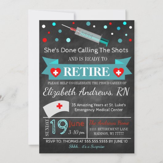 Uitnodiging voor verpleegkundig Afstuderen (Voorkant)