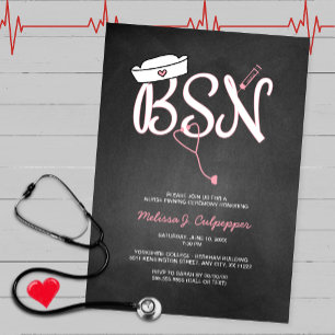Uitnodiging voor verpleegkundig afstuderen, bsn-sp