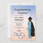 Uitnodiging voor verpleegkundige/Doctor Afstuderen (Voorkant)