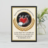 Uitnodiging voor verpleegkundigen / Afstuderen voo (Staand voorkant)