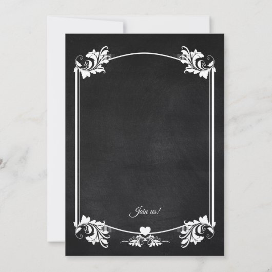 Uitnodiging voor verrassingsfeest (Achterkant)