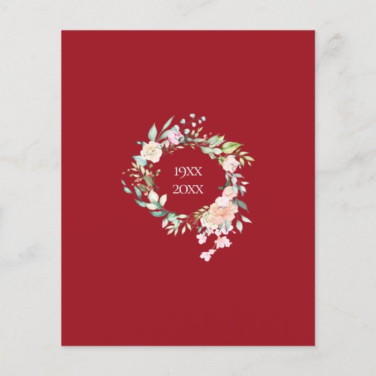 Uitnodiging voor verrassingsfeestje 40-jarig jubil (Achterkant)