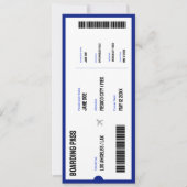 Uitnodiging voor verrassingsinstapkaart voor vlieg (Voorkant)