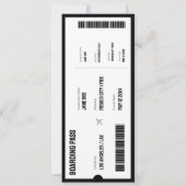 Uitnodiging voor verrassingsinstapkaart voor vlieg (Voorkant)