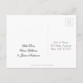 Uitnodiging voor verrassingspartij Bewaar de datum (Achterkant)