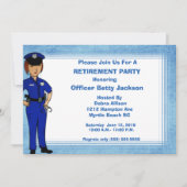 Uitnodiging voor vervroegde uittreding Lady Police (Voorkant)