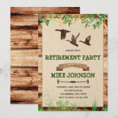 Uitnodiging voor vervroegde-uittredingspartij voor (Voorkant / Achterkant)