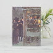 uitnodiging voor Victoriaans kerstfeestdagen (Staand voorkant)