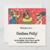  uitnodiging voor Victoriaans kerstfeestdagen (Voorkant)