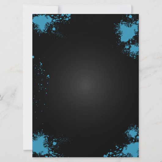 Uitnodiging voor videospellen bewerken (Achterkant)