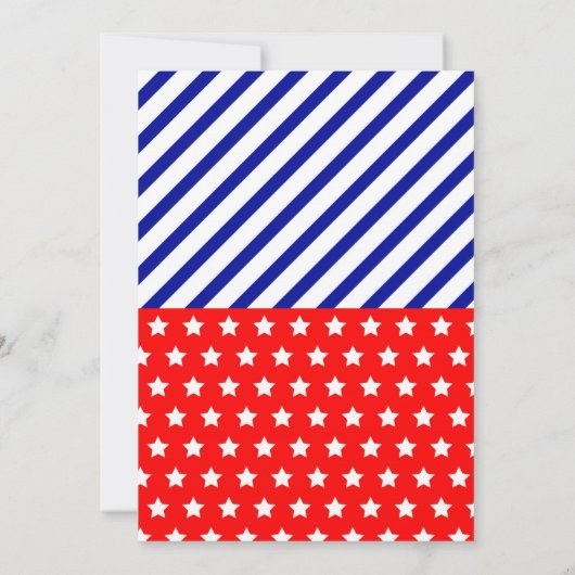 Uitnodiging voor vier juli-feestje (Achterkant)