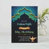 Uitnodiging voor viering Arabische dag (Staand voorkant)