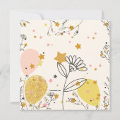 Uitnodiging voor viering ballonnen (Achterkant)